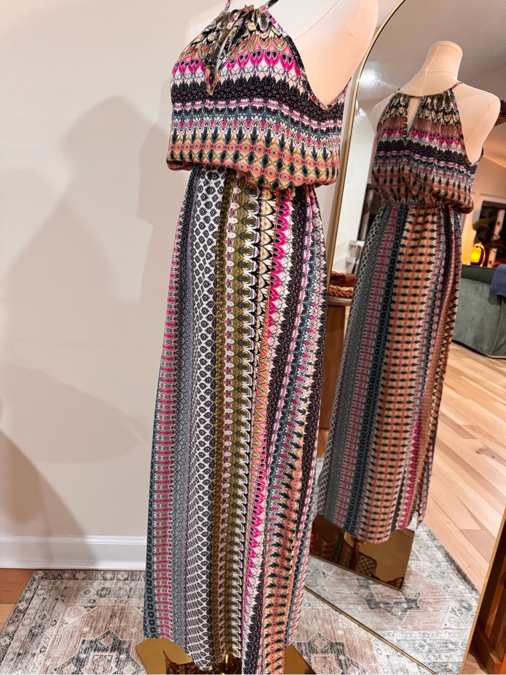 soprano printed maxi dress